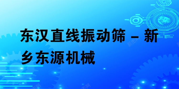 東漢直線振動(dòng)篩 - 新鄉(xiāng)東源機(jī)械